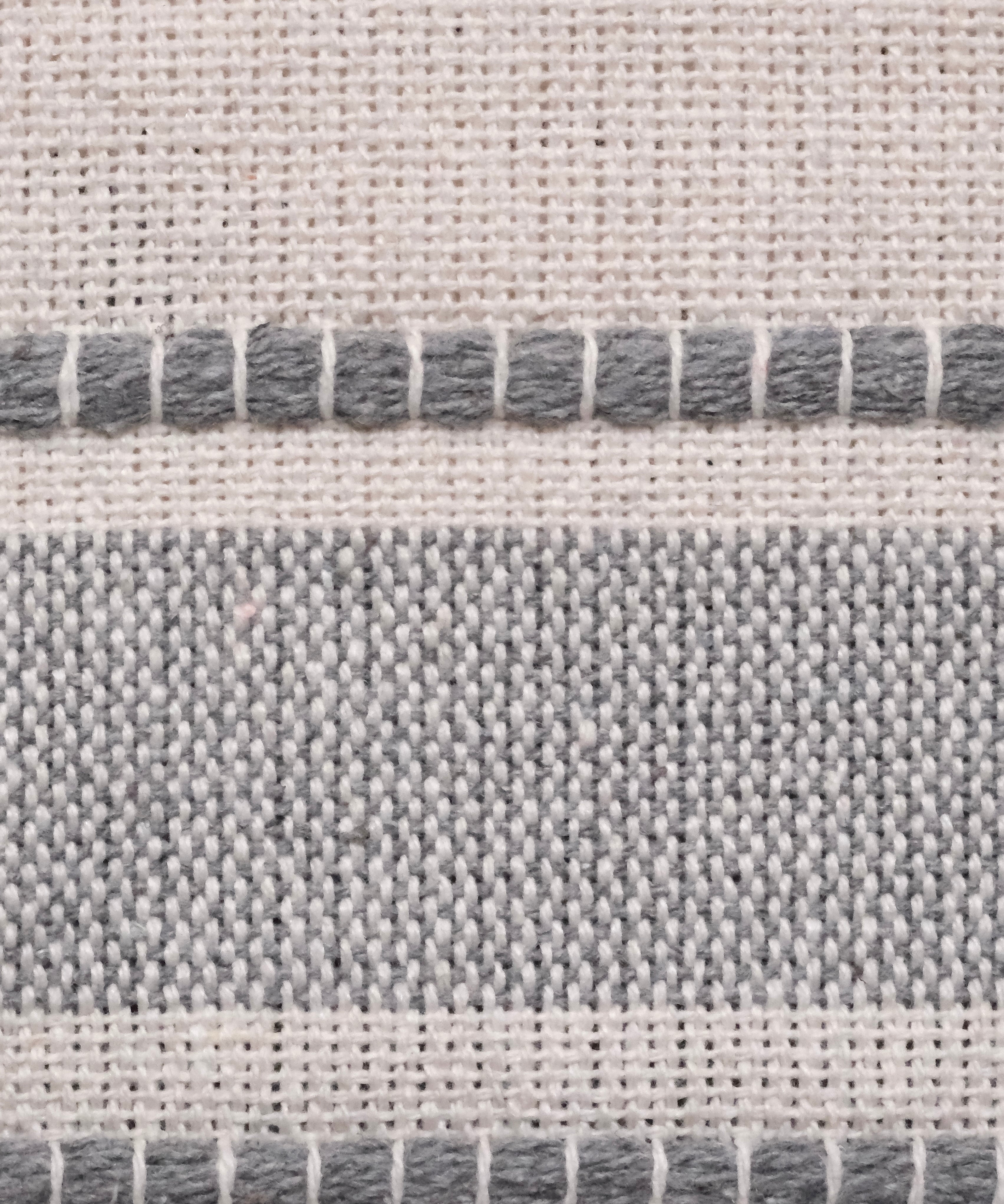 Snuggle Stripe Collection Embroidered Fabric