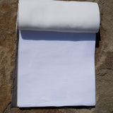 Plain White – 100% Linen Sheer Fabric