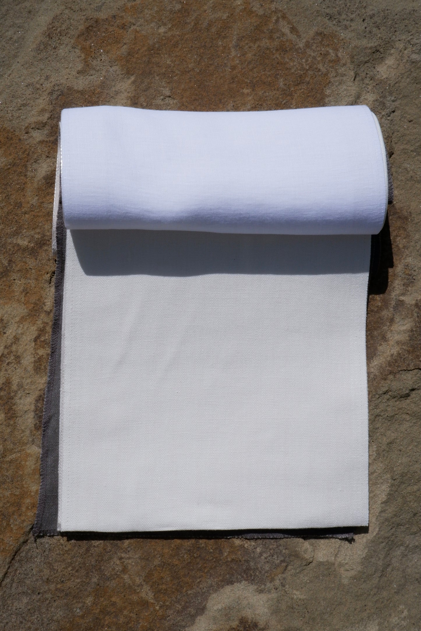Textura Warm Pearl – Wide Width Coarse Weave 100% Linen Curtain Fabric