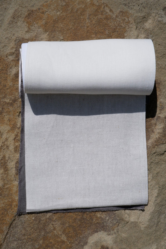 Bello Soft Ivory – Wide Width Fine Weave 100% Linen Curtain Fabric