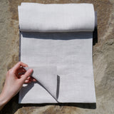 Slub Soft Taupe - 100% Linen Curtain Fabric