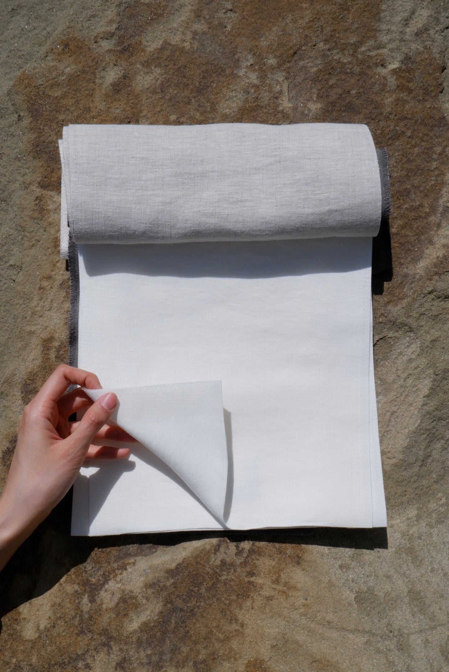 Slub Sand – 100% Hemp Linen Curtain Fabric, 280cm Width