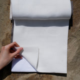 Plain Snow – 100% Linen Curtain Fabric, 280cm Width