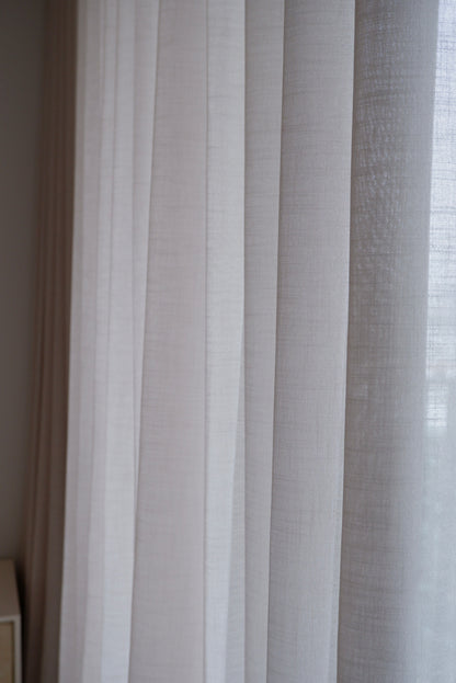 Crosslyn Natural Sheer Fabric
