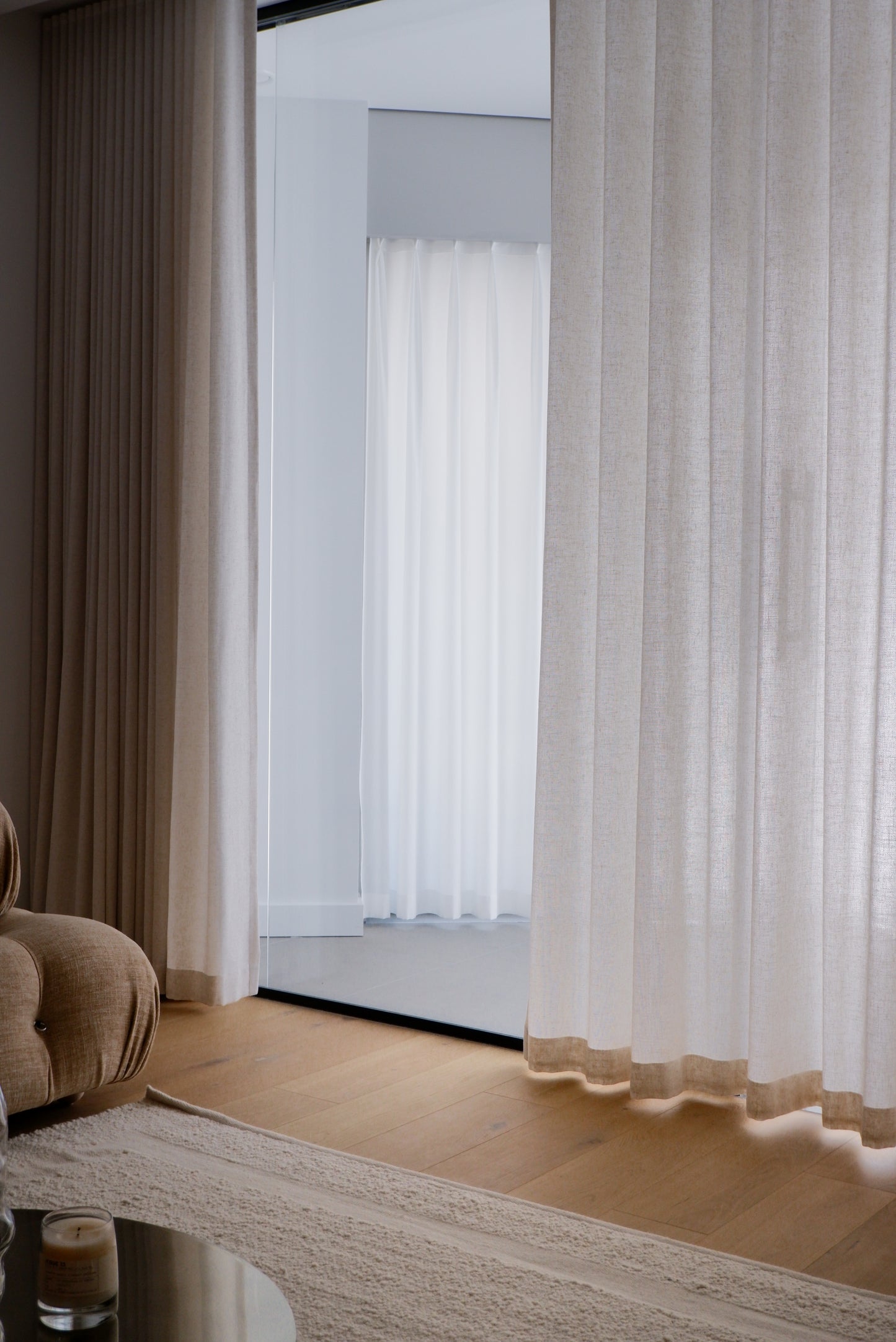 LinoVeil Linen Blend Curtain