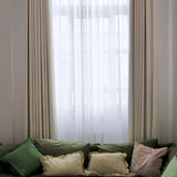Natural Ecru Curtain Fabric
