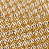 Tessura Houndstooth Ochre – Wool Linen Curtain Fabric