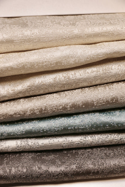 Velvera™ Collection – Wide Width Distressed Shine Curtain Fabric