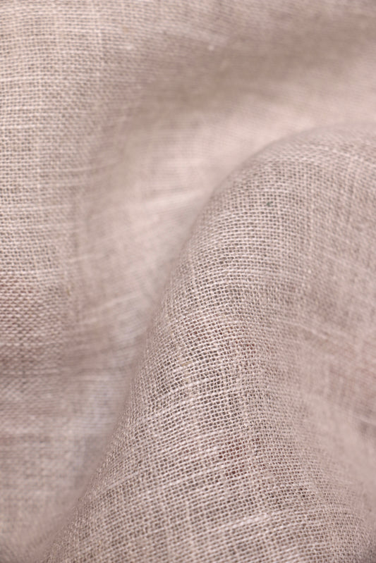 Granite – Woven 100% Linen Curtain Fabric, 280cm Width