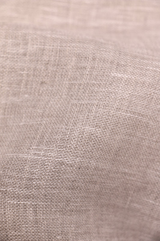 Soft White – Woven 100% Linen Curtain Fabric, 280cm Width