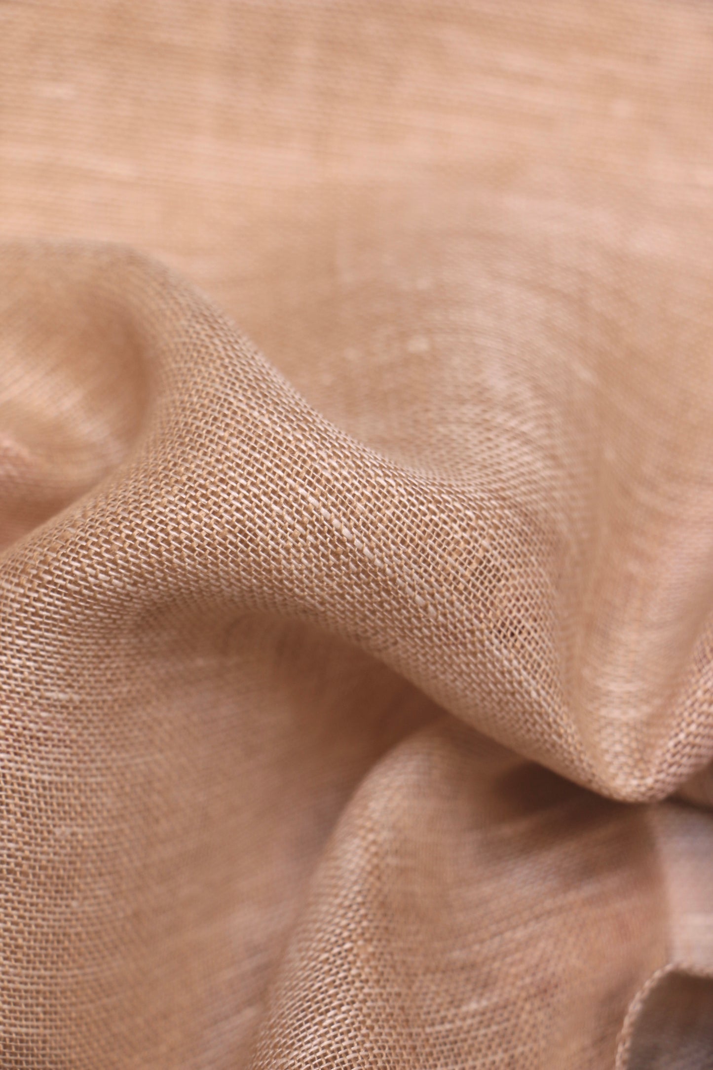 Coconut – 100% Linen Sheer Fabric