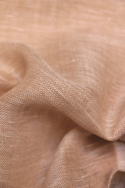 Coconut – 100% Linen Sheer Fabric