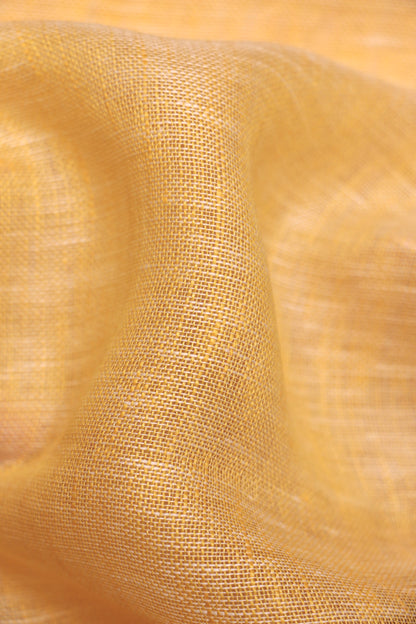 Sunlight Yellow – Woven 100% Linen Curtain Fabric, 280cm Width