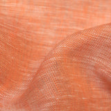 Coral Orange 100% Linen – Free Sample