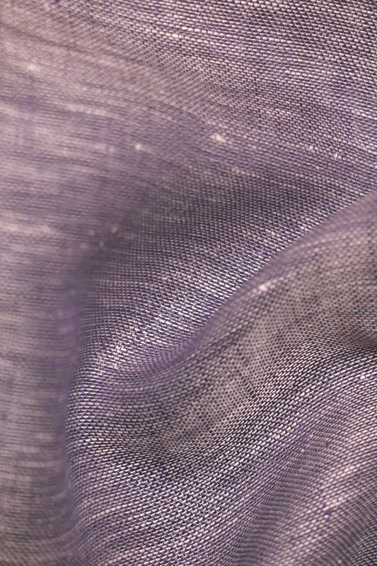 Shadow Plaid – Woven 100% Linen Curtain Fabric, 140cm Width