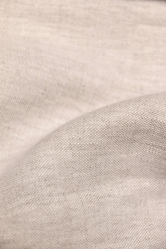 Oatmeal – 100% Linen Curtain Fabric, 280cm Width