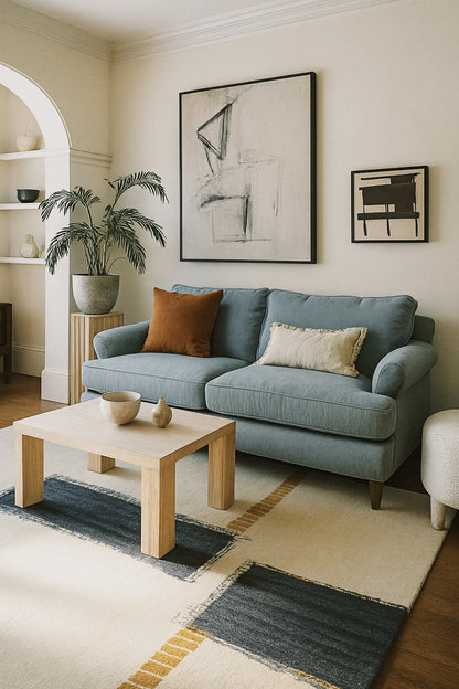 Contemporary Persian Rug - Bridging Shadows