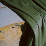 Andelma Olive Stone Curtain Fabric