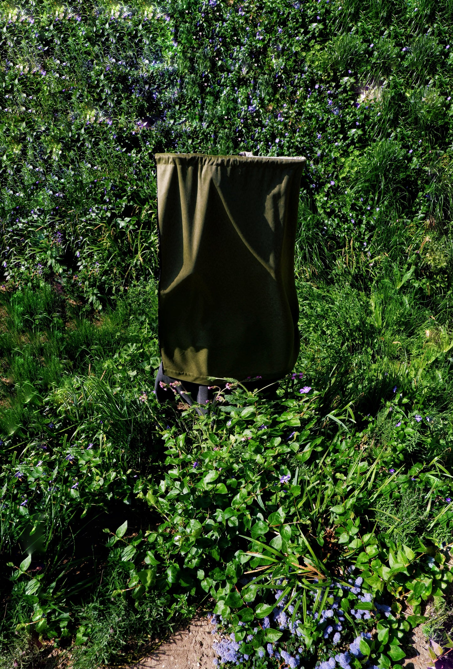 Andelma Olive Stone – Wide Width Alpaca Curtain Fabric