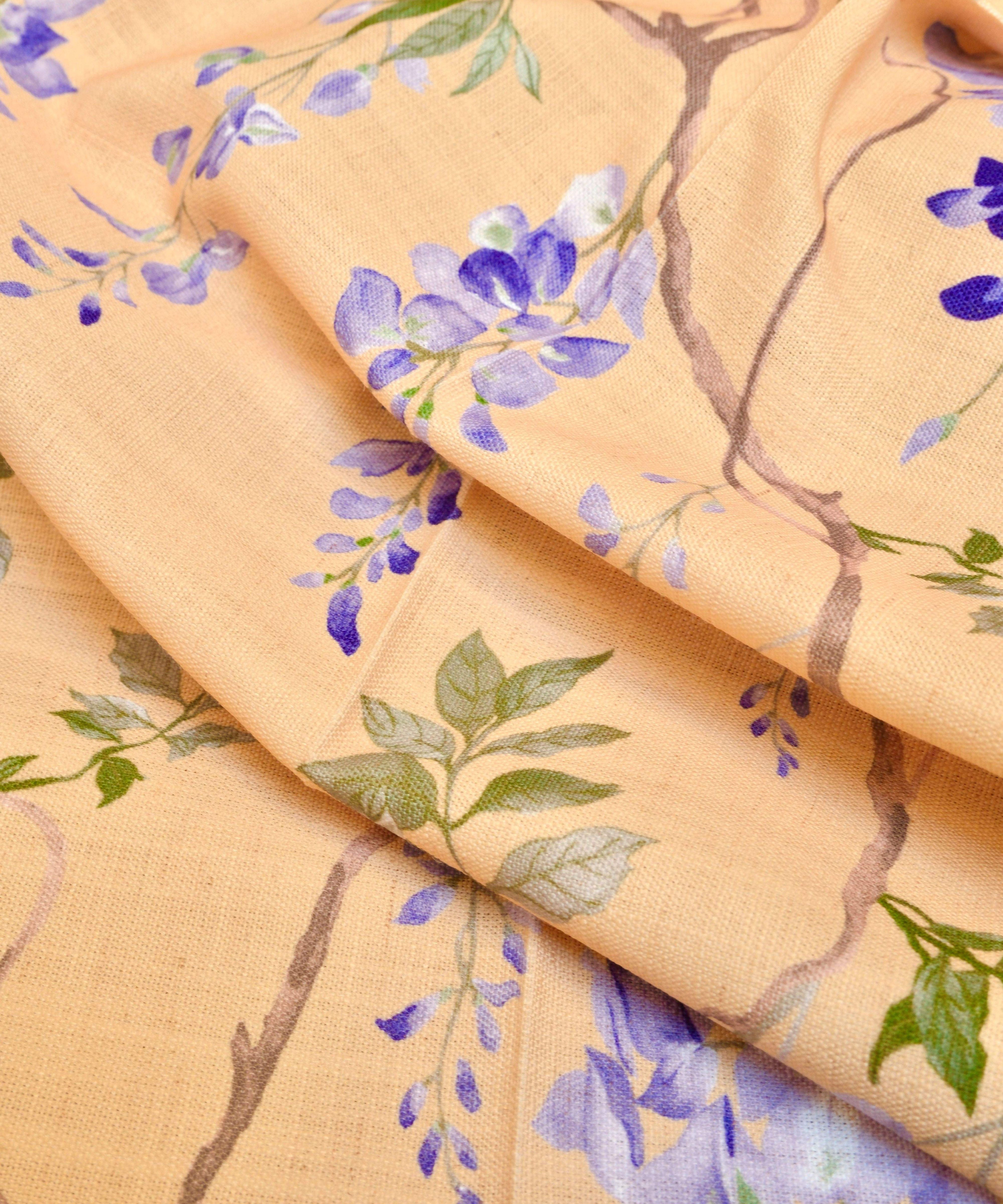 Meadow Floral Curtain Fabric Collection