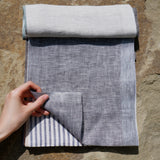 Graphite Grey 100% Linen – Free Sample