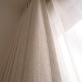 Natural Ecru Curtain Fabric