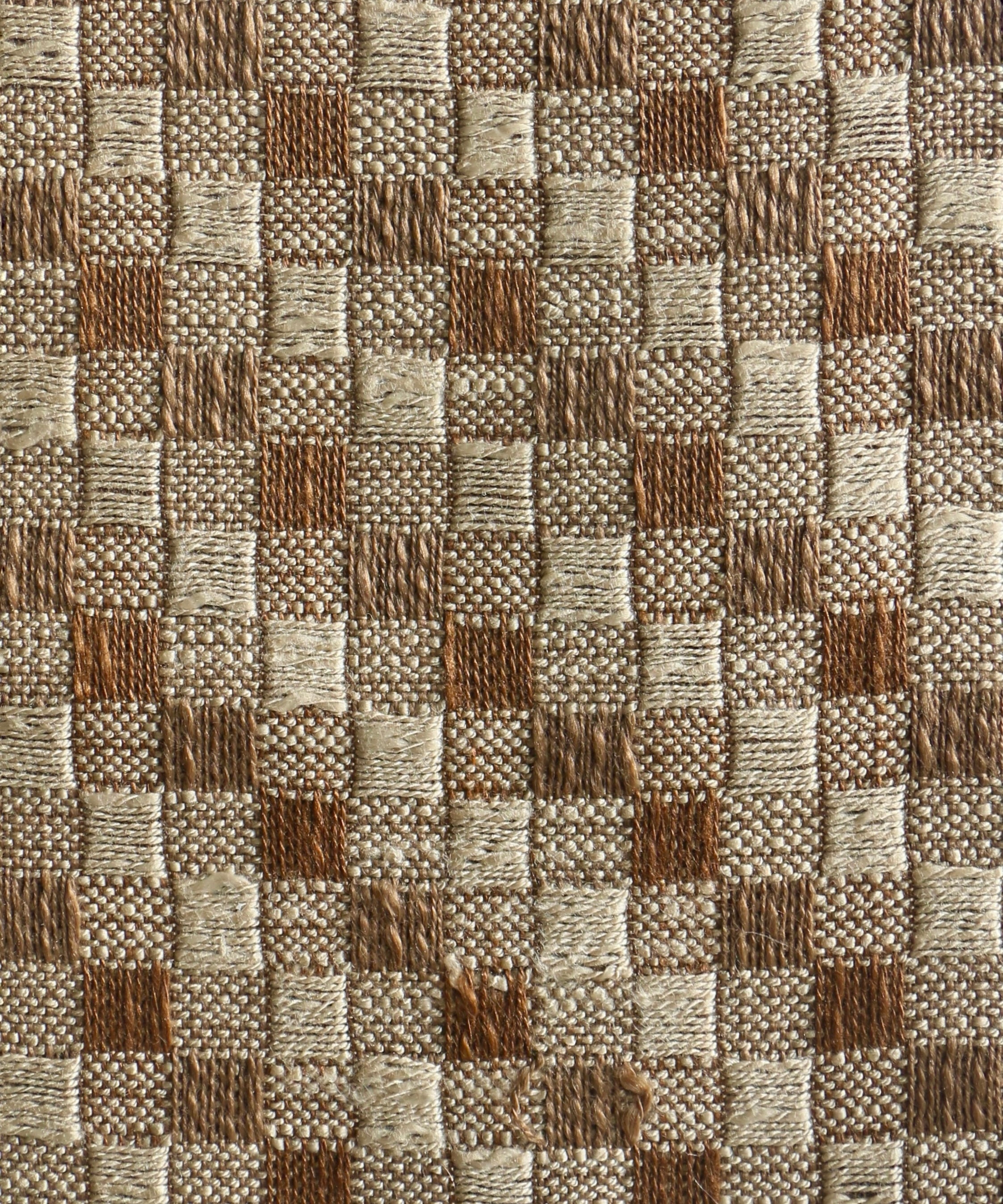 Caverno Checker Weave Curtain Fabrics