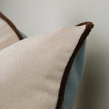 Duo Wool Cushions – Chambray
