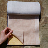 Coconut – 100% Linen Sheer Fabric
