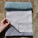 Granite – Woven 100% Linen Curtain Fabric, 280cm Width